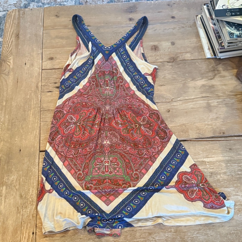 Bohemian Paisley Print Dress